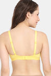 Rosaline Everyday Double Layered Non-Wired 3/4th Coverage T-Shirt Bra - Habanero Gold — thumbnail 2